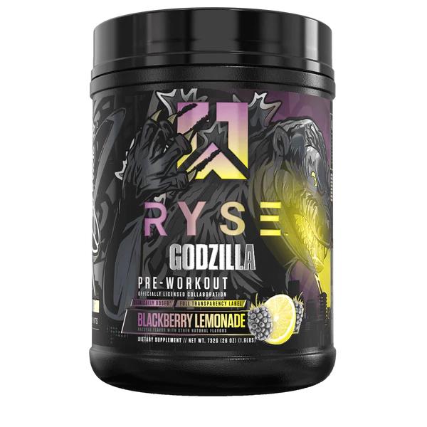 Ryse Godzilla Pre-Workout Blackberry Lemonade